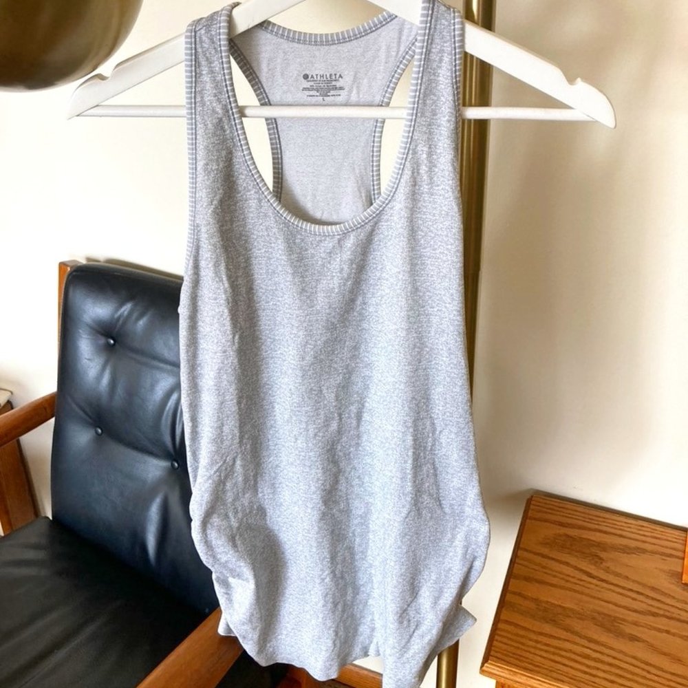 Athleta grey maternity tank